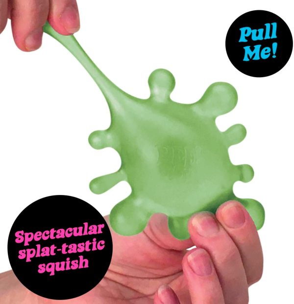 Schylling NeeDoh SplootSplat -The Splat That Sploots - Sensory Toy to Squish. Squeeze. and Pull - Ages 3 and Up - Color May Vary; One Per Pack